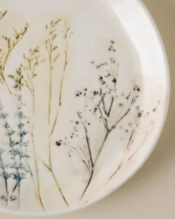 Pressed Floral Plate