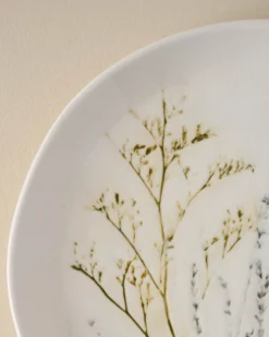 Pressed Floral Plate