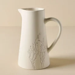 Pressed Flower Pitcher