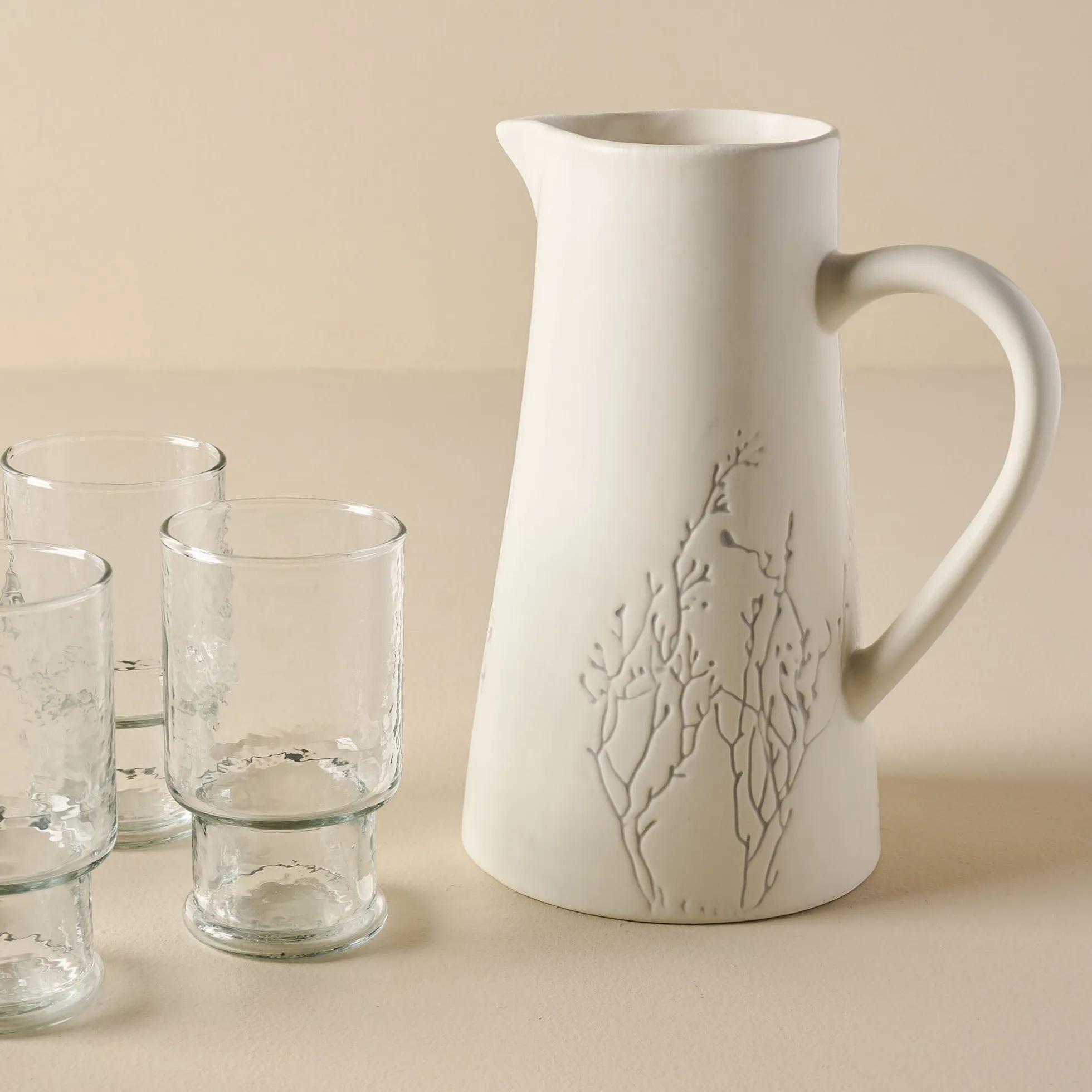 Pressed Flower Pitcher