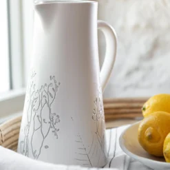 Pressed Flower Pitcher