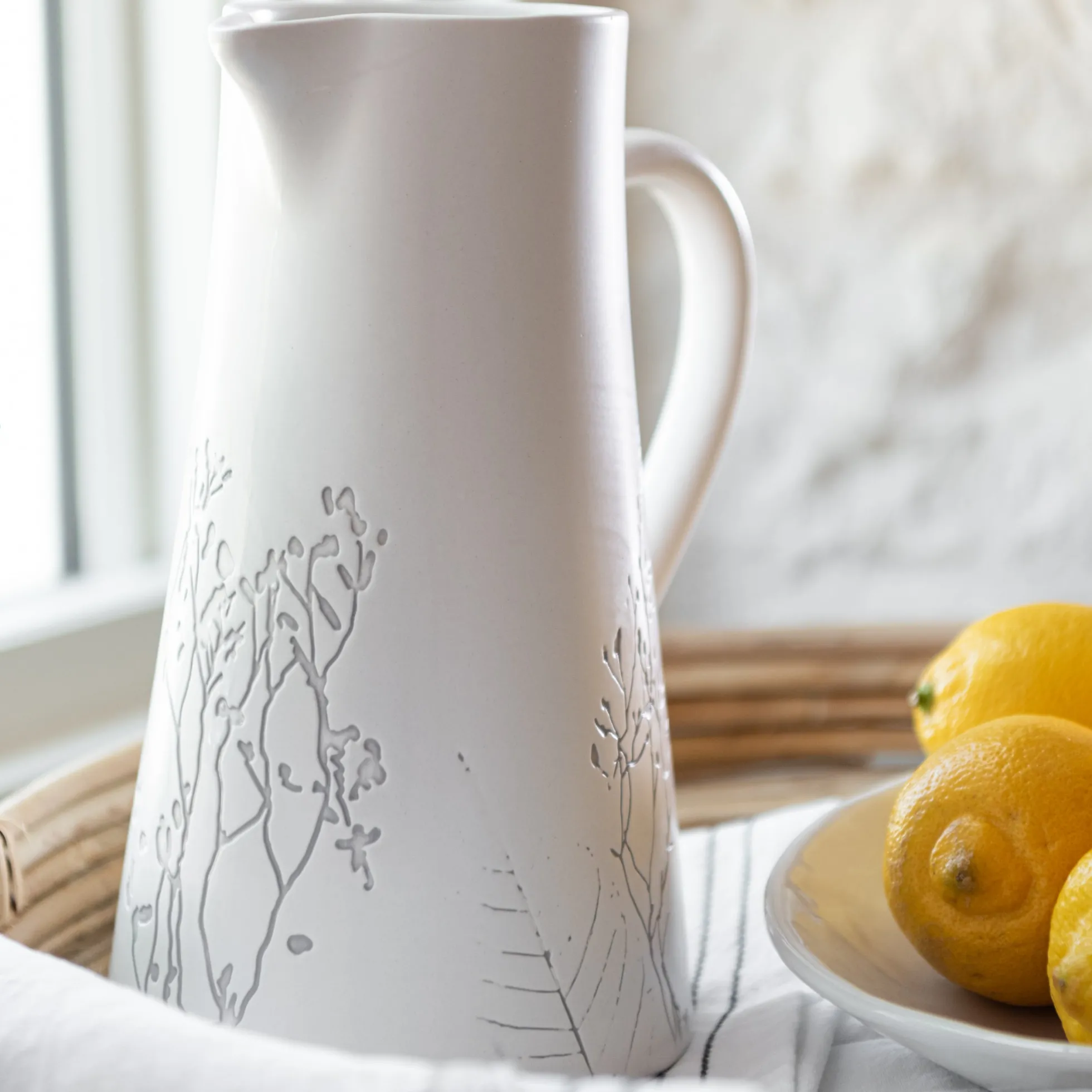 Pressed Flower Pitcher