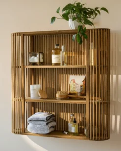 Preston Reeded Wall Shelf