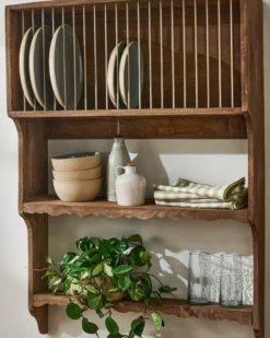 Quinn Wooden Dish Cabinet