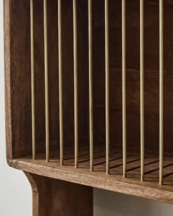 Quinn Wooden Dish Cabinet