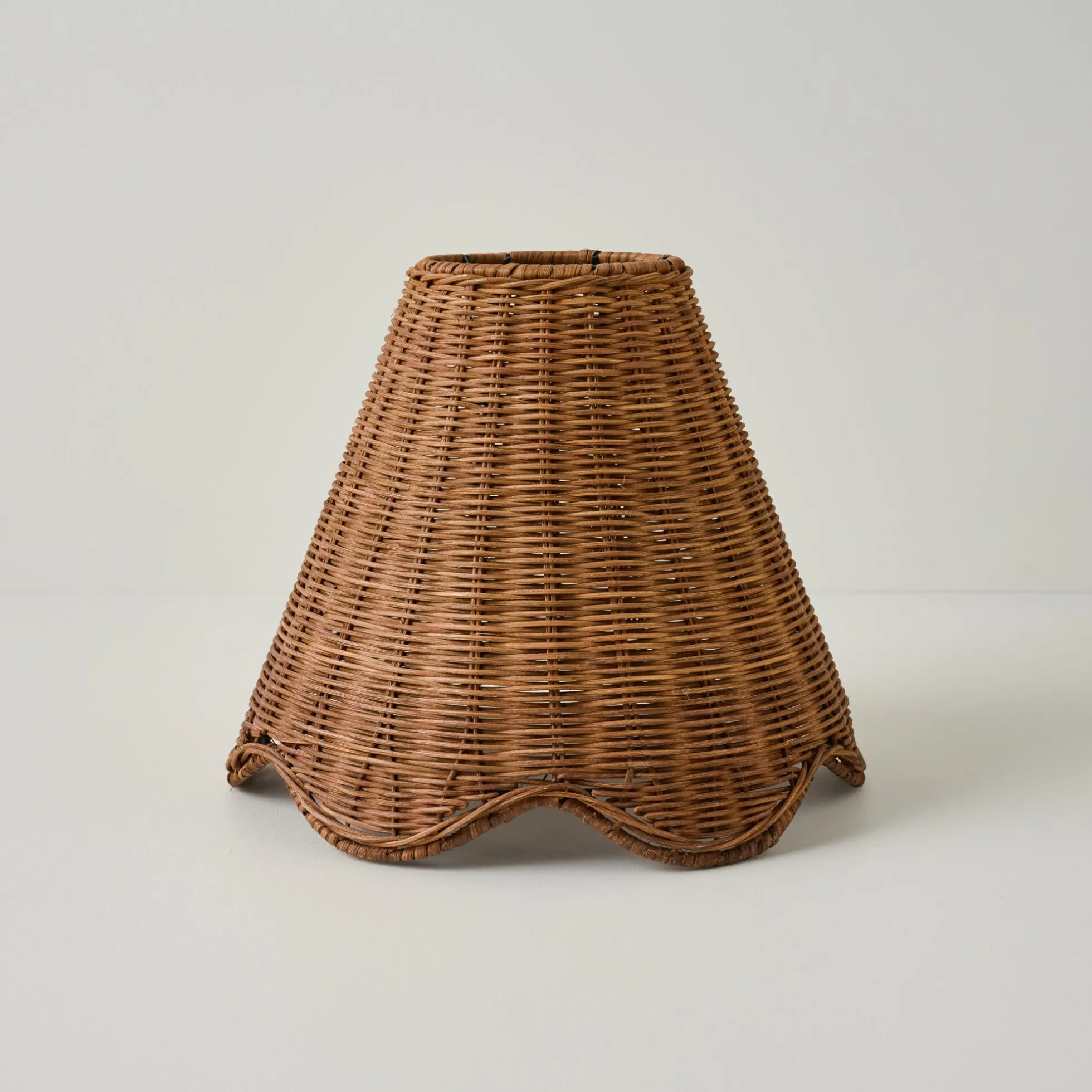 Rattan Scallop Shade