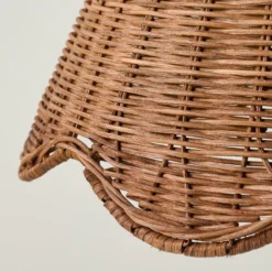 Rattan Scallop Shade