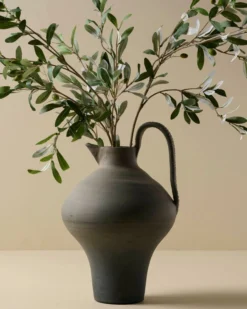 Ravine Black Ceramic Jug