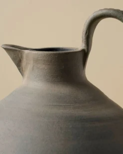Ravine Black Ceramic Jug