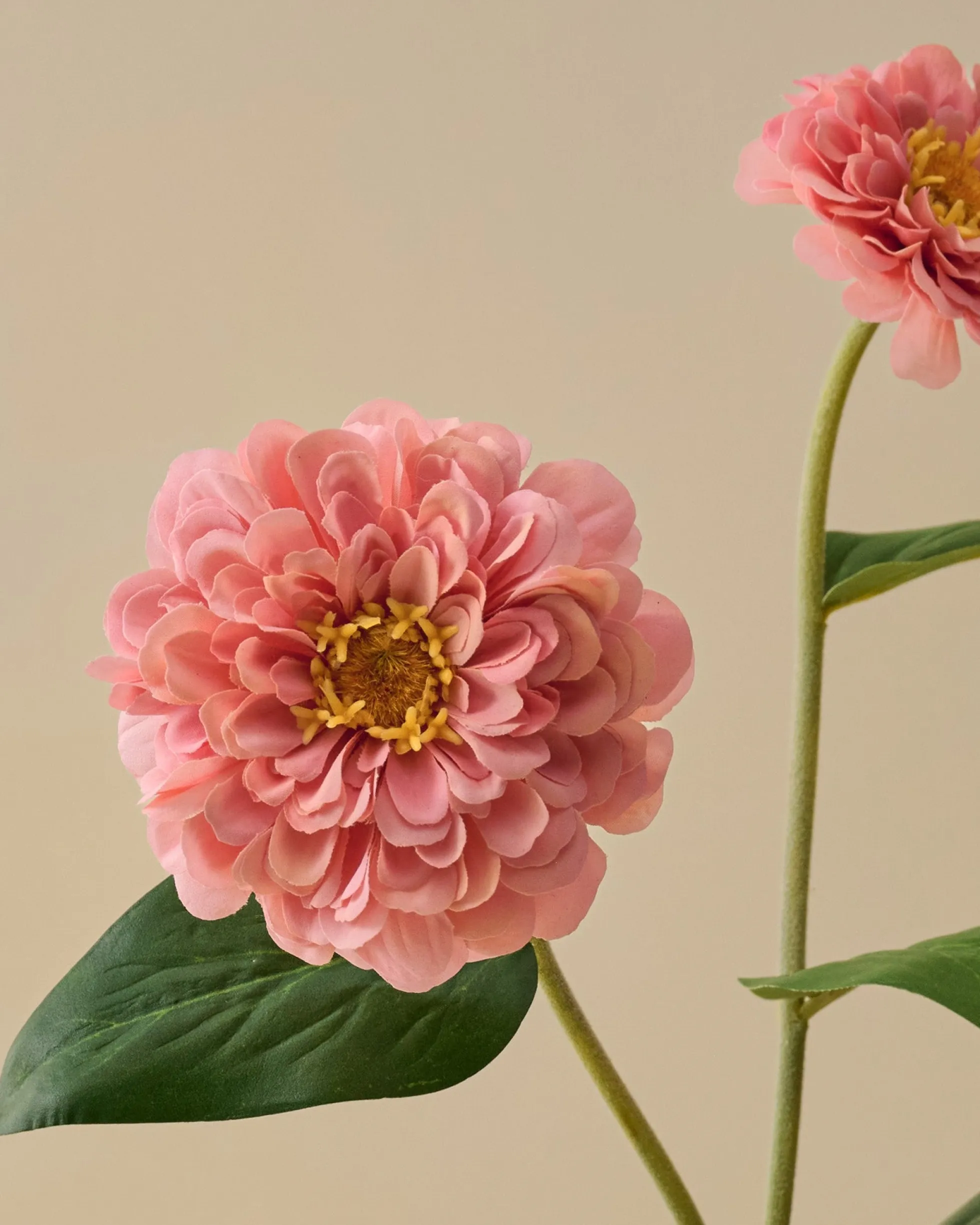 Real Touch Zinnia Stem