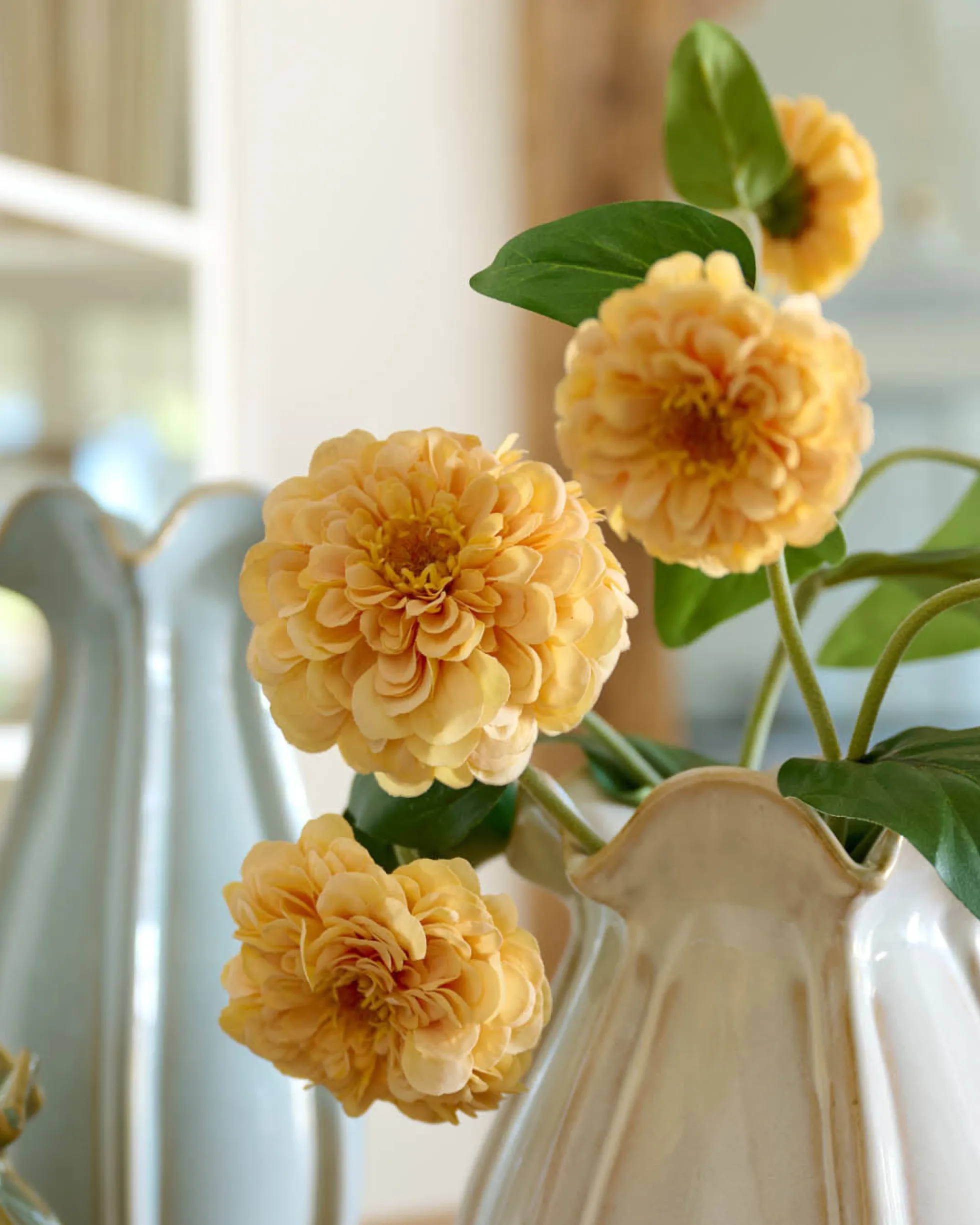 Real Touch Zinnia Stem