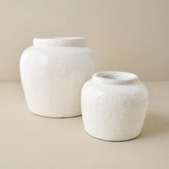 Rebecca Crackle Ceramic Vase