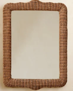 Robin Woven Rattan Mirror