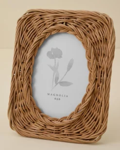 Robin Woven Rattan Photo Frame