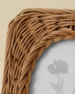 Robin Woven Rattan Photo Frame