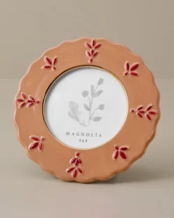 Round Ceramic Juliet Photo Frame