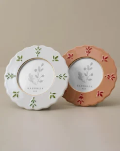 Round Ceramic Juliet Photo Frame