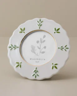 Round Ceramic Juliet Photo Frame