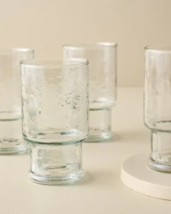 Rustic Glass Stacking Tumbler
