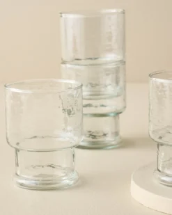Rustic Glass Stacking Tumbler
