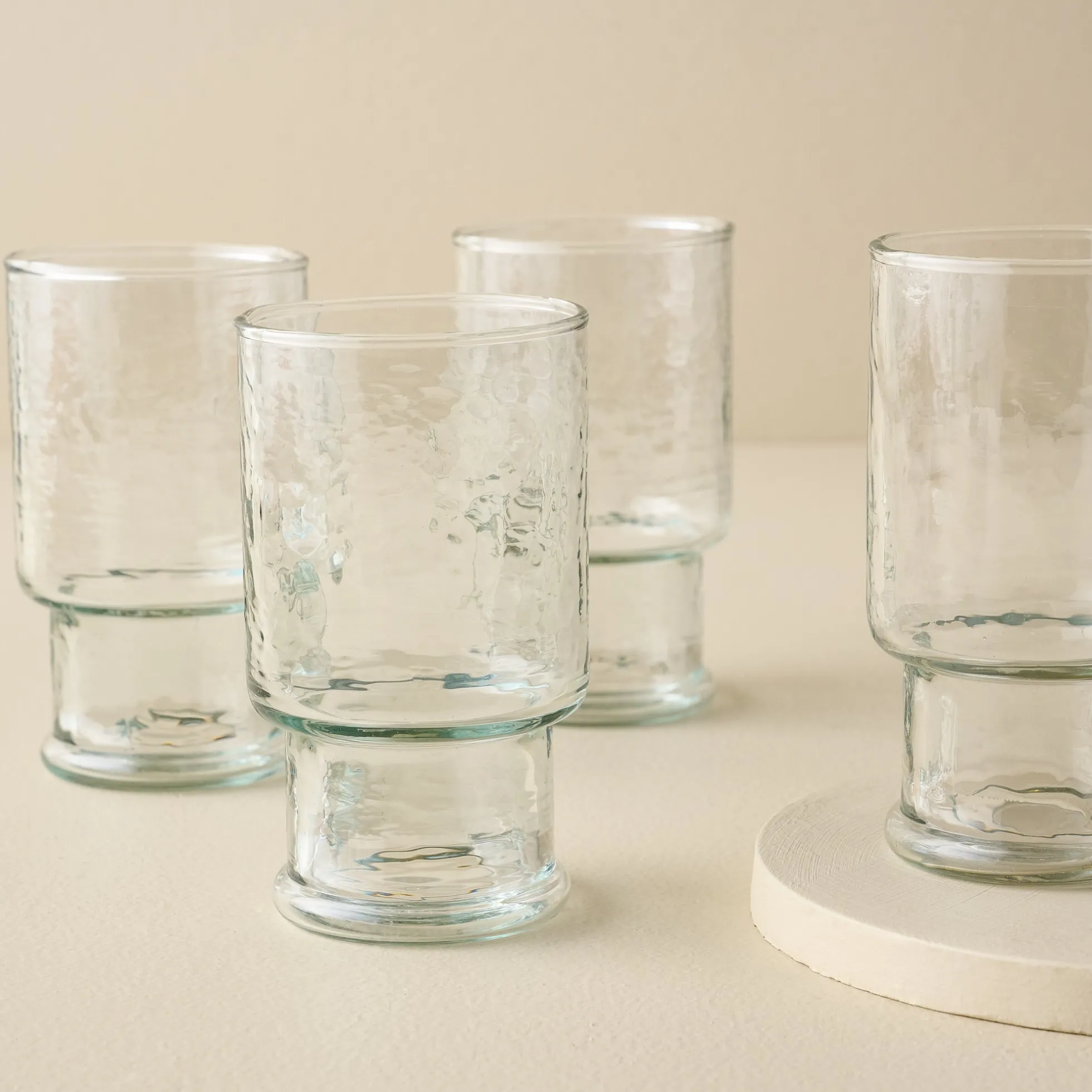 Rustic Glass Stacking Tumbler Bundle (Set of 4) - Large