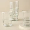 Rustic Glass Stacking Tumbler Bundle (Set of 4) - Small