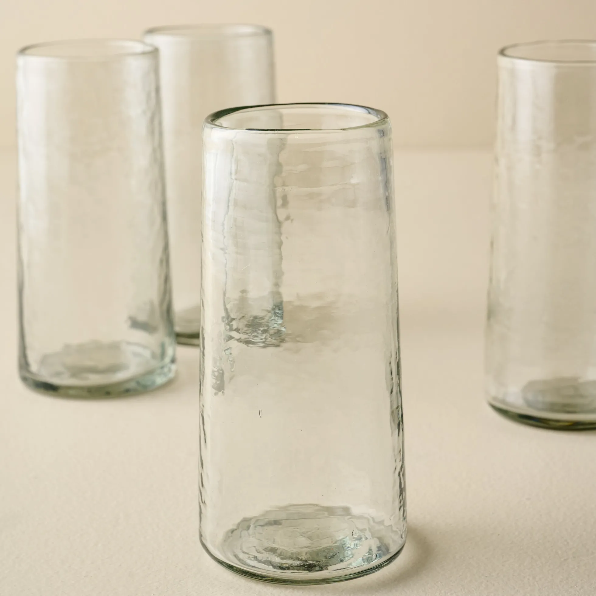 Rustic Glass Tumbler Bundle (Set of 4) - Large