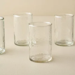 Rustic Glass Tumbler Bundle (Set of 4) - Small