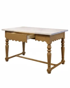Sadie Scalloped Kitchen Island