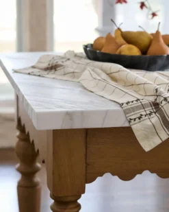 Sadie Scalloped Kitchen Island