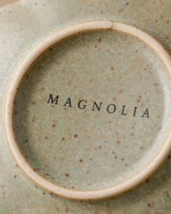 Scalloped Edge Stoneware Coaster Set