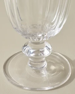 Scalloped Rim Glass Tumbler