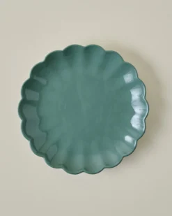 Seagrass Scalloped 4-Piece Place Setting