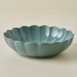 Seagrass Scalloped 4-Piece Place Setting