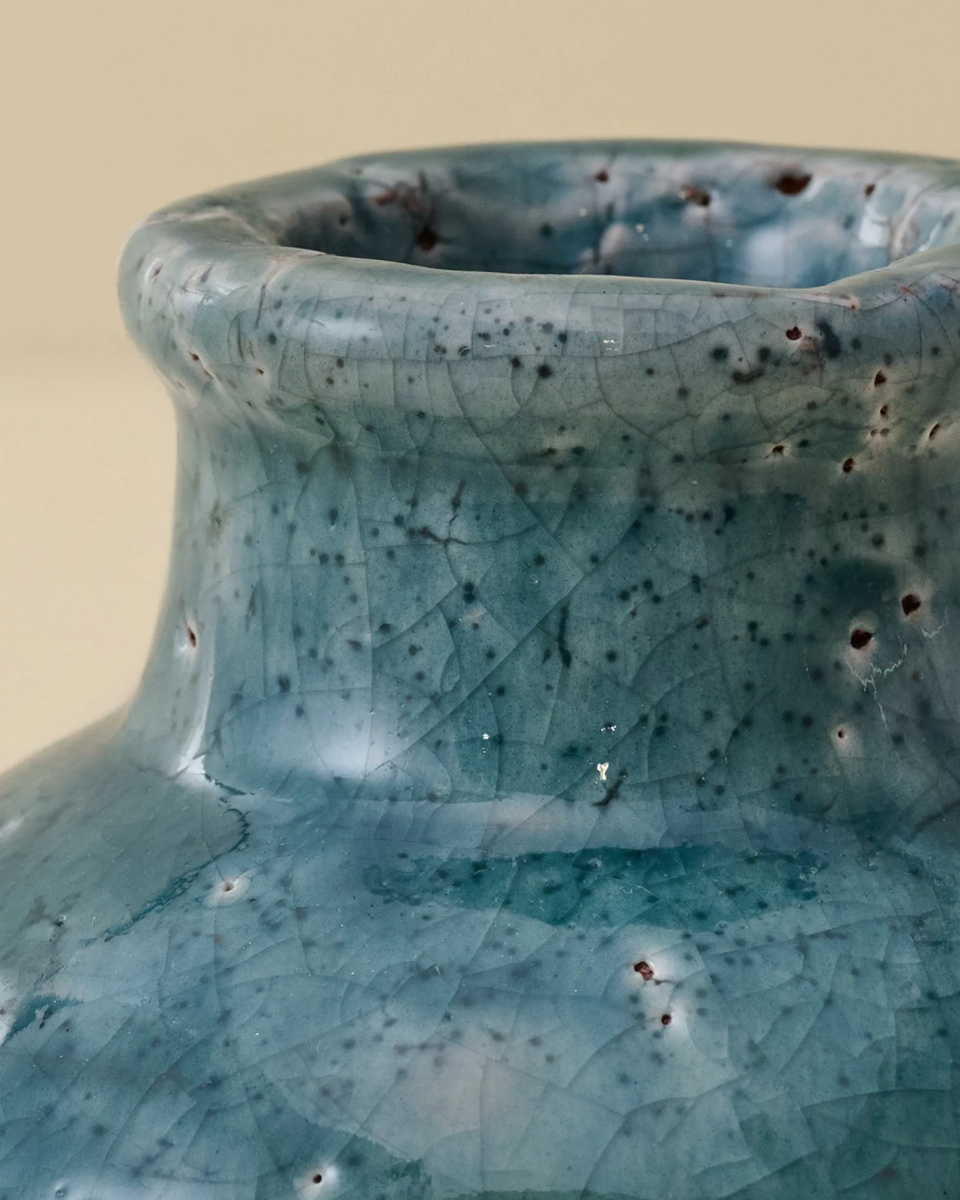 Serena Crackle Glaze Bud Vase
