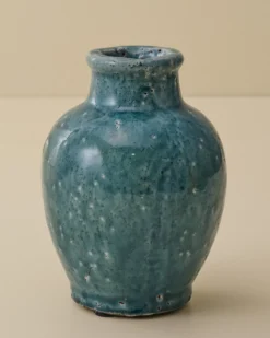Serena Crackle Glaze Bud Vase