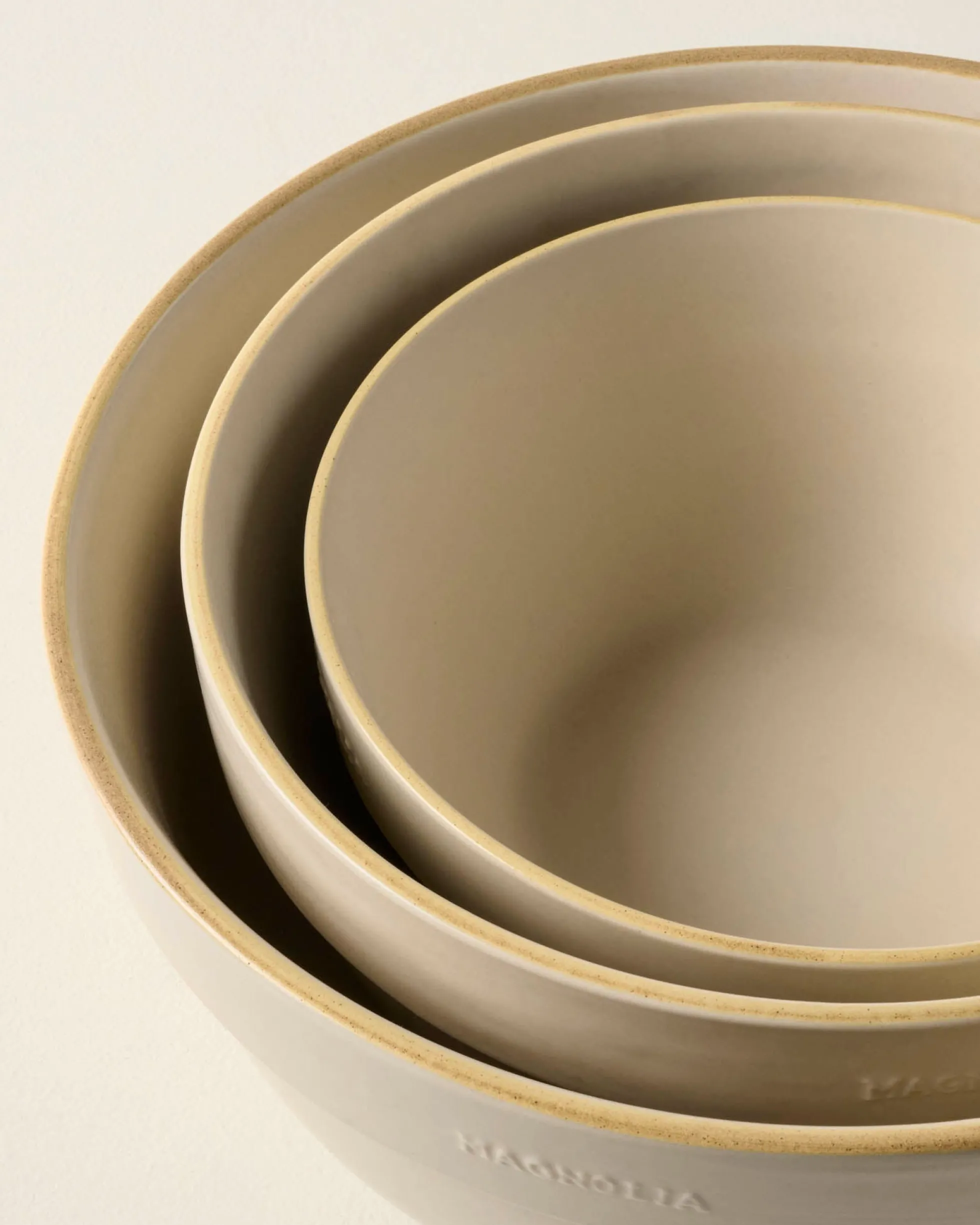 Set of Vintage-Inspired Mixing Bowls