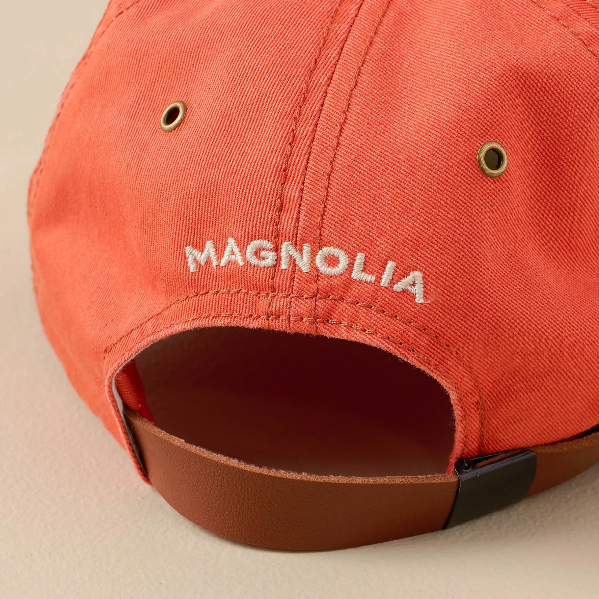 Silos Distressed Orange Baseball Hat