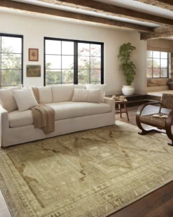 Sinclair Khaki Tobacco Rug