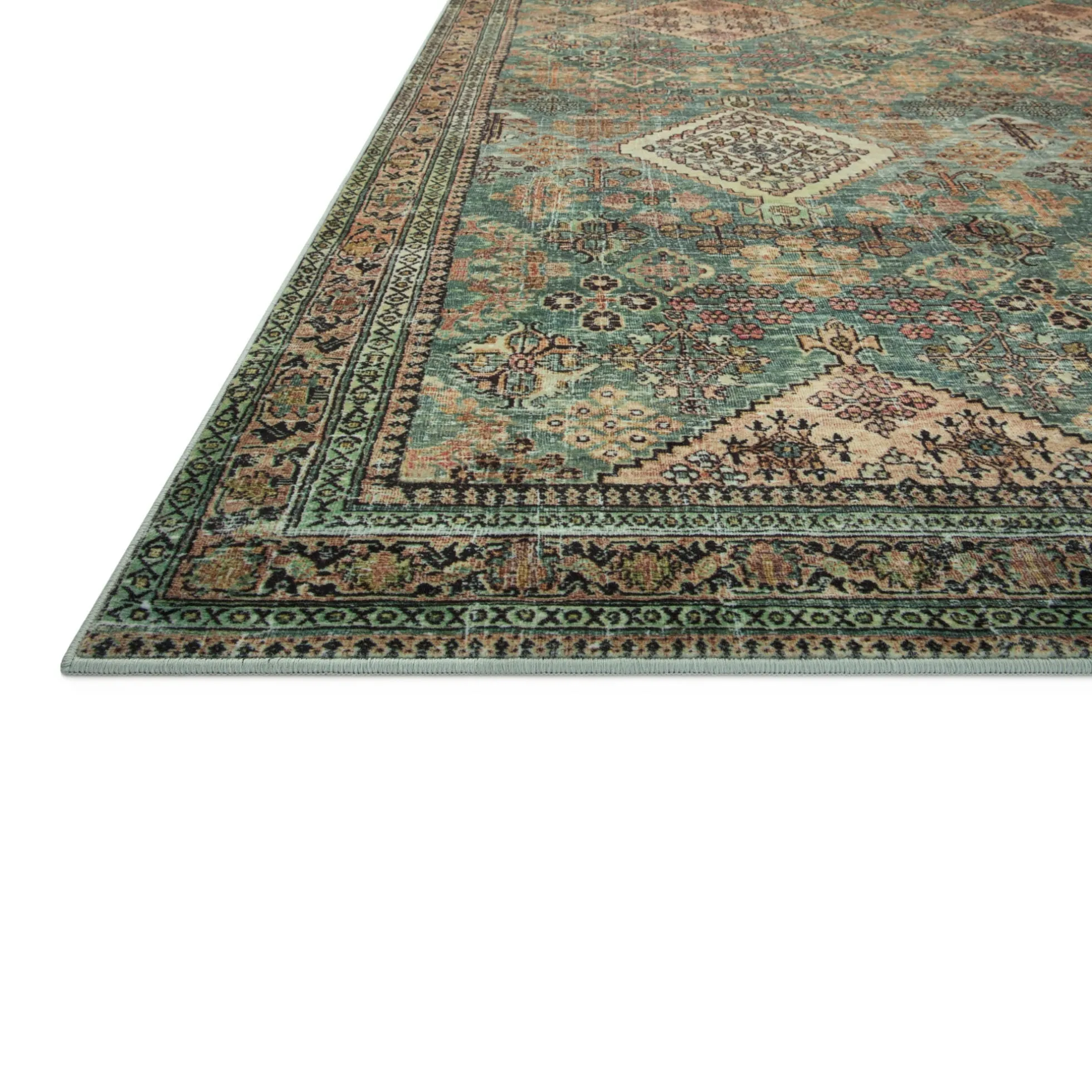 Sinclair Turquoise Multi Rug