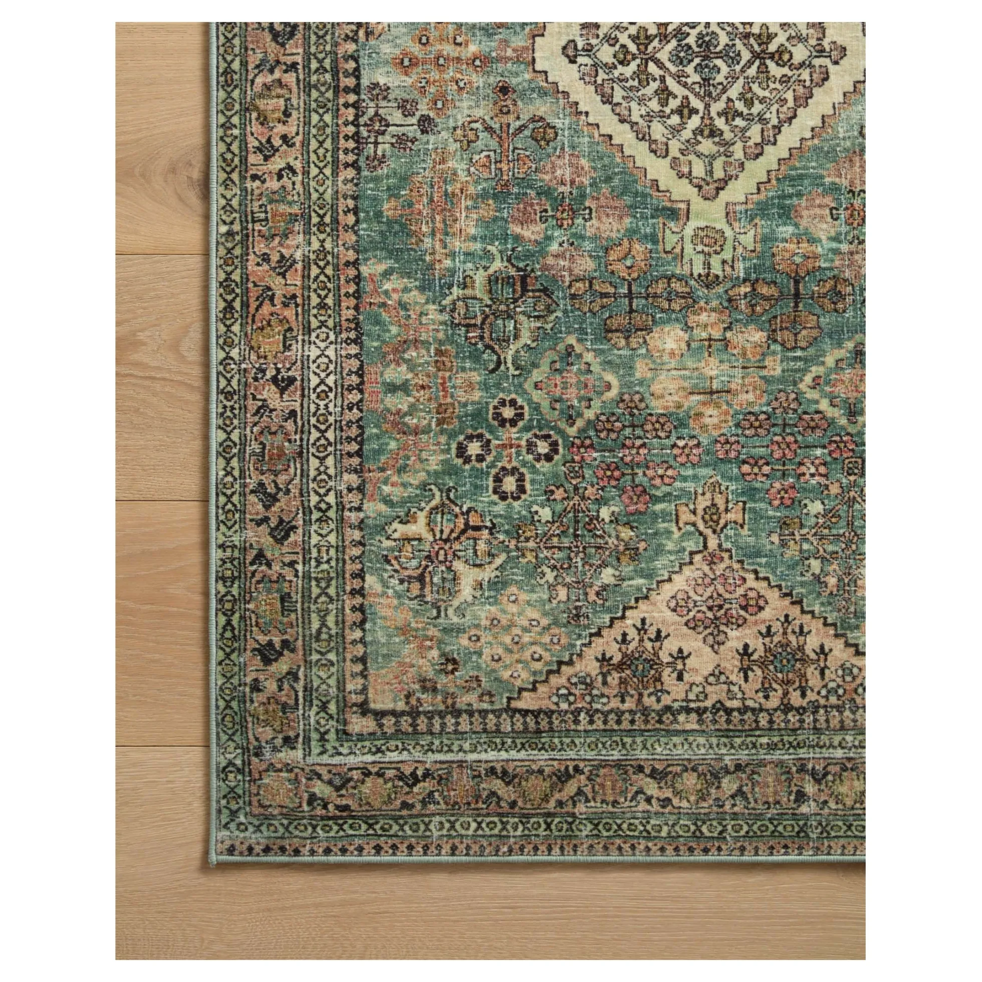 Sinclair Turquoise Multi Rug
