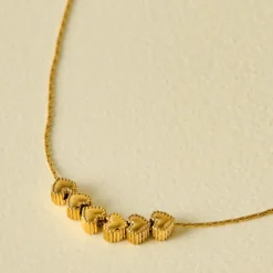 Six Dainty Hearts Necklace