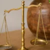 Solid Brass Bookshelf Scale