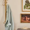 Solid Brass Vertical Coat Rack
