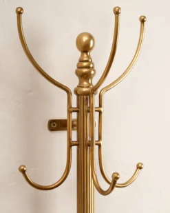 Solid Brass Vertical Coat Rack