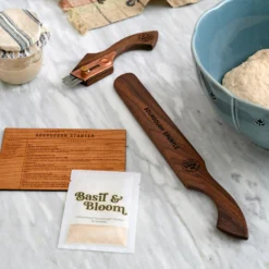 Sourdough Starter Wooden Recipe Card