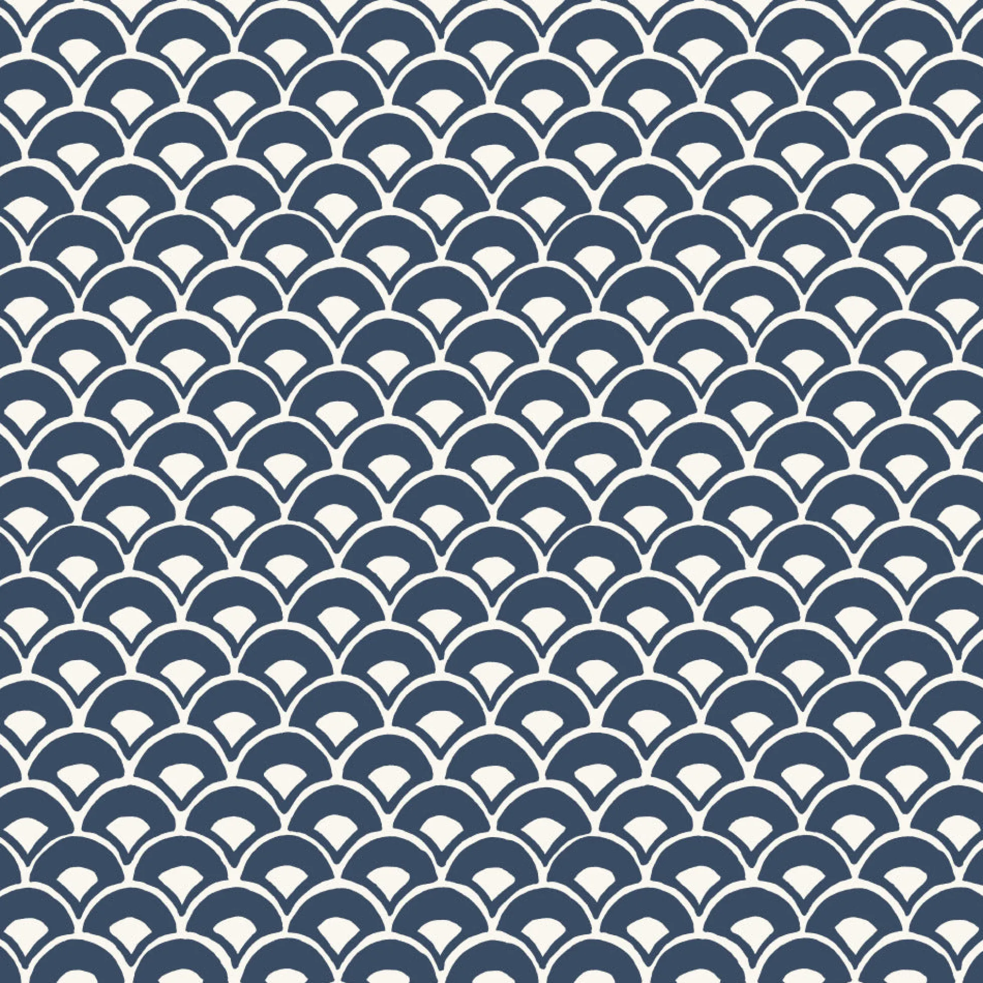 Stacked Scallops Wallpaper