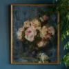 Still Life with Roses in a Glass Vase