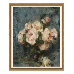 Still Life with Roses in a Glass Vase