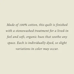 Stonewashed Pebbled Quilt Pillow Sham - Desert Clay